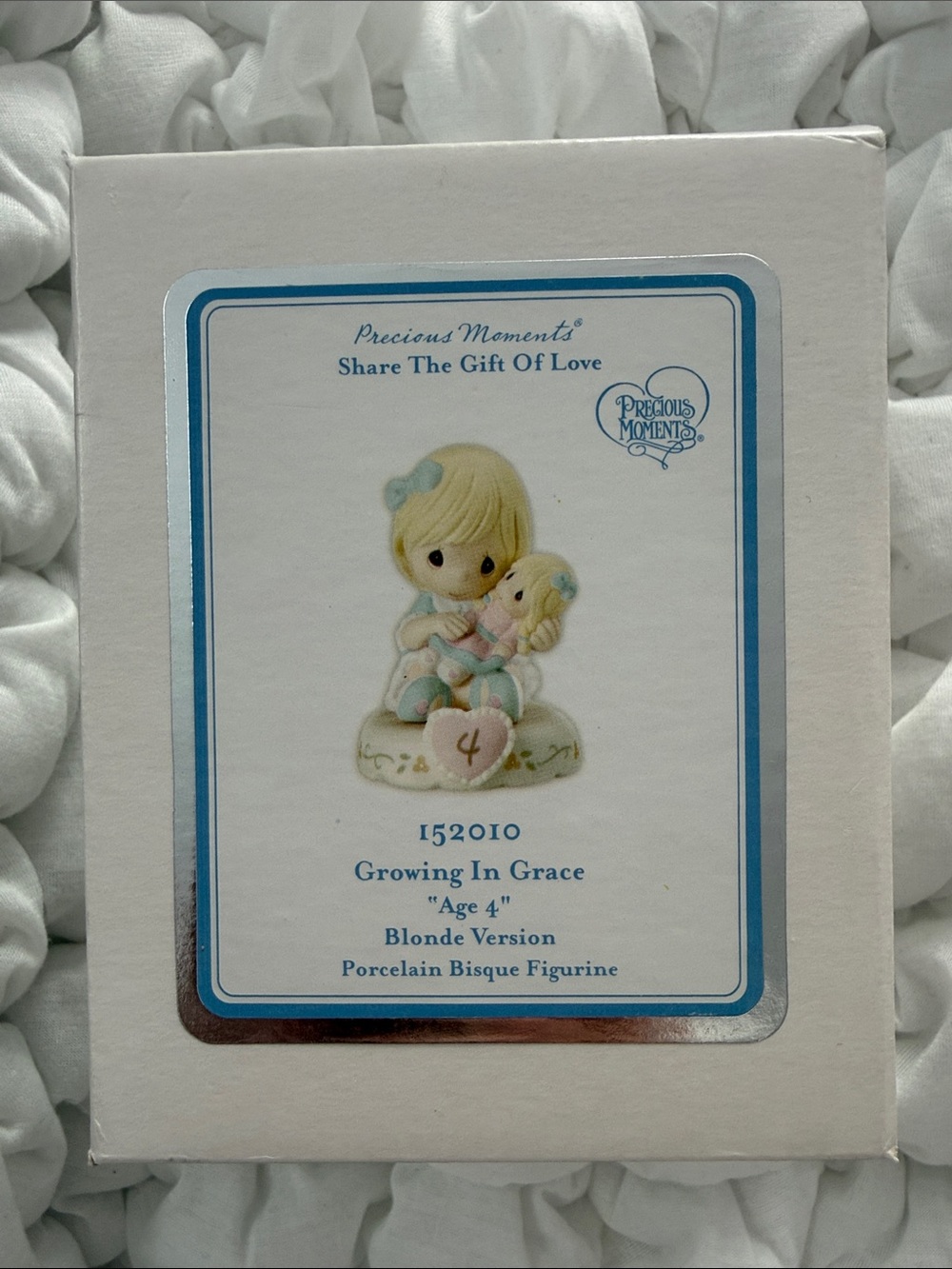 Precious Moments Blonde 'Growing in Grace' - Age 4